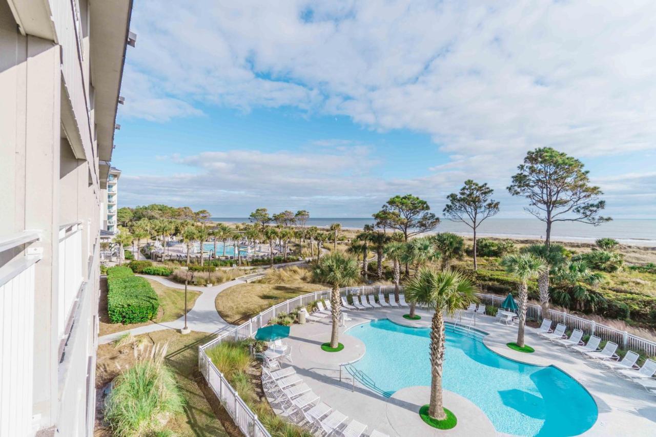 Stunning Views!!-Oceanfront Villa-Heated Pool-Private Balcony-Tiki Bar-Walk To Coligny Plaza Hilton Head Island Exteriér fotografie