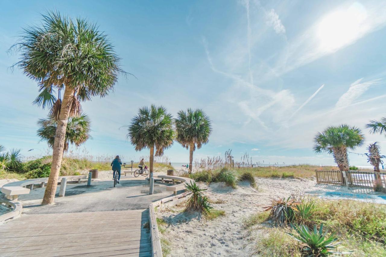 Stunning Views!!-Oceanfront Villa-Heated Pool-Private Balcony-Tiki Bar-Walk To Coligny Plaza Hilton Head Island Exteriér fotografie