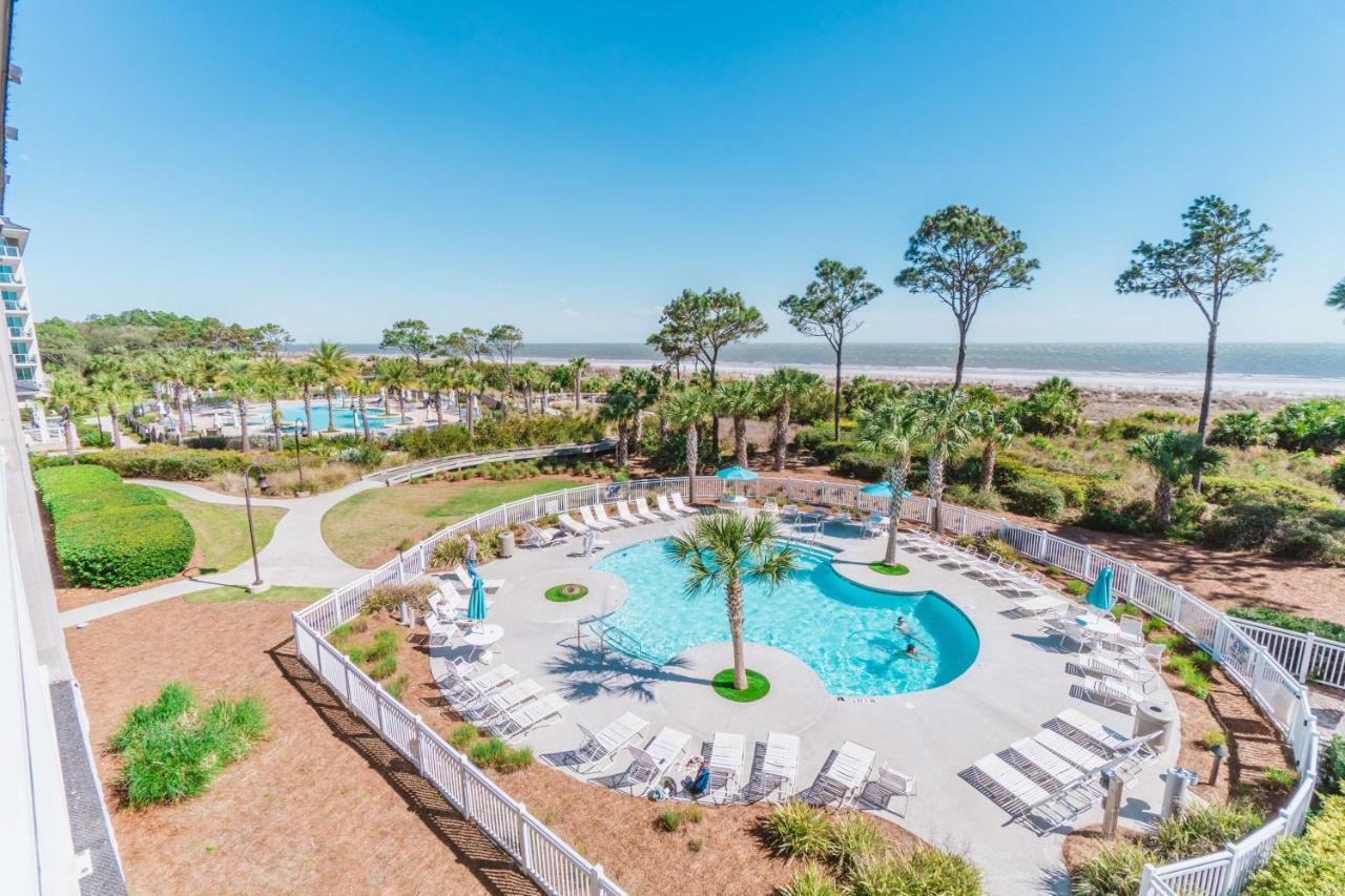 Stunning Views!!-Oceanfront Villa-Heated Pool-Private Balcony-Tiki Bar-Walk To Coligny Plaza Hilton Head Island Exteriér fotografie