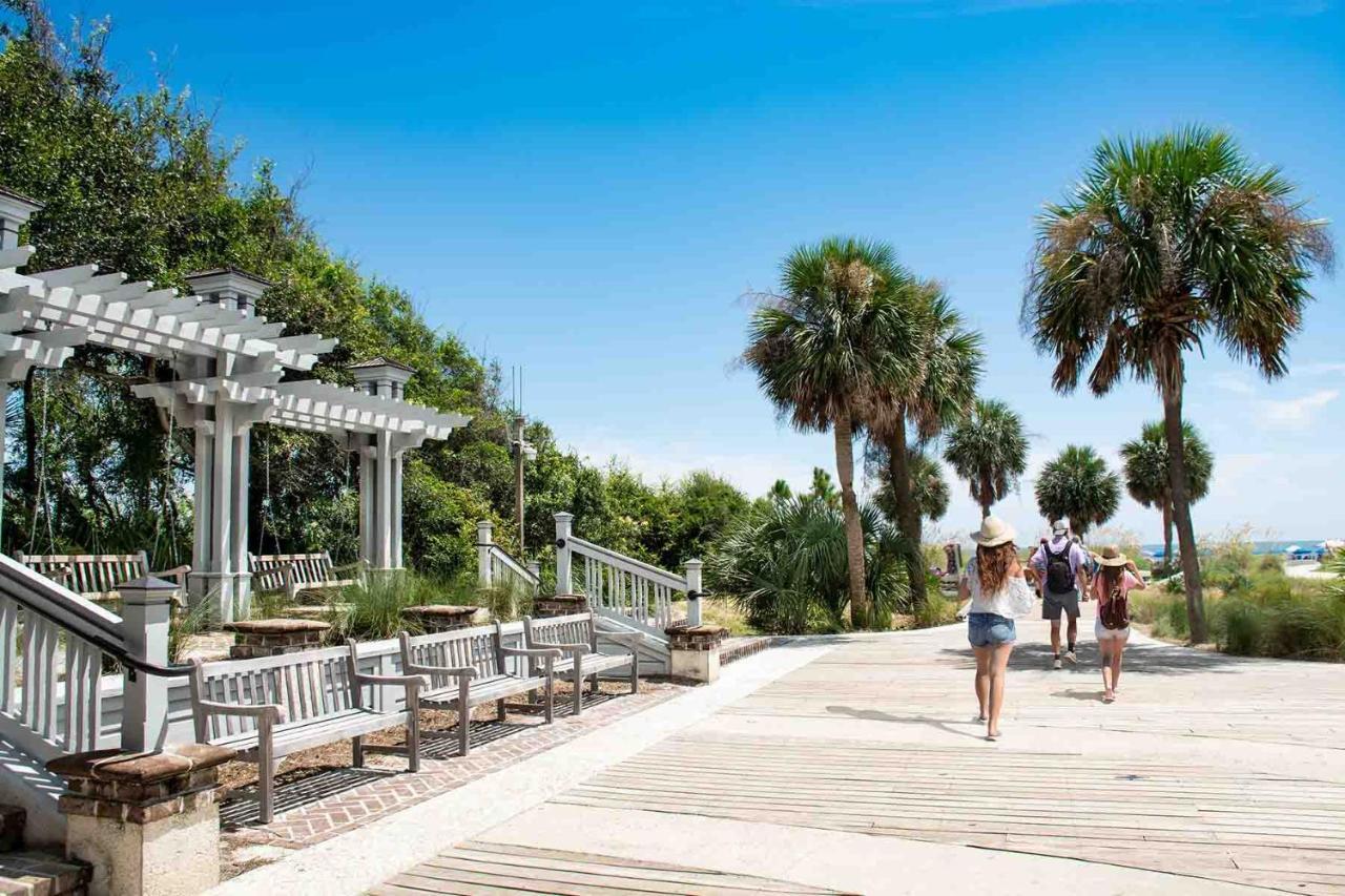 Stunning Views!!-Oceanfront Villa-Heated Pool-Private Balcony-Tiki Bar-Walk To Coligny Plaza Hilton Head Island Exteriér fotografie